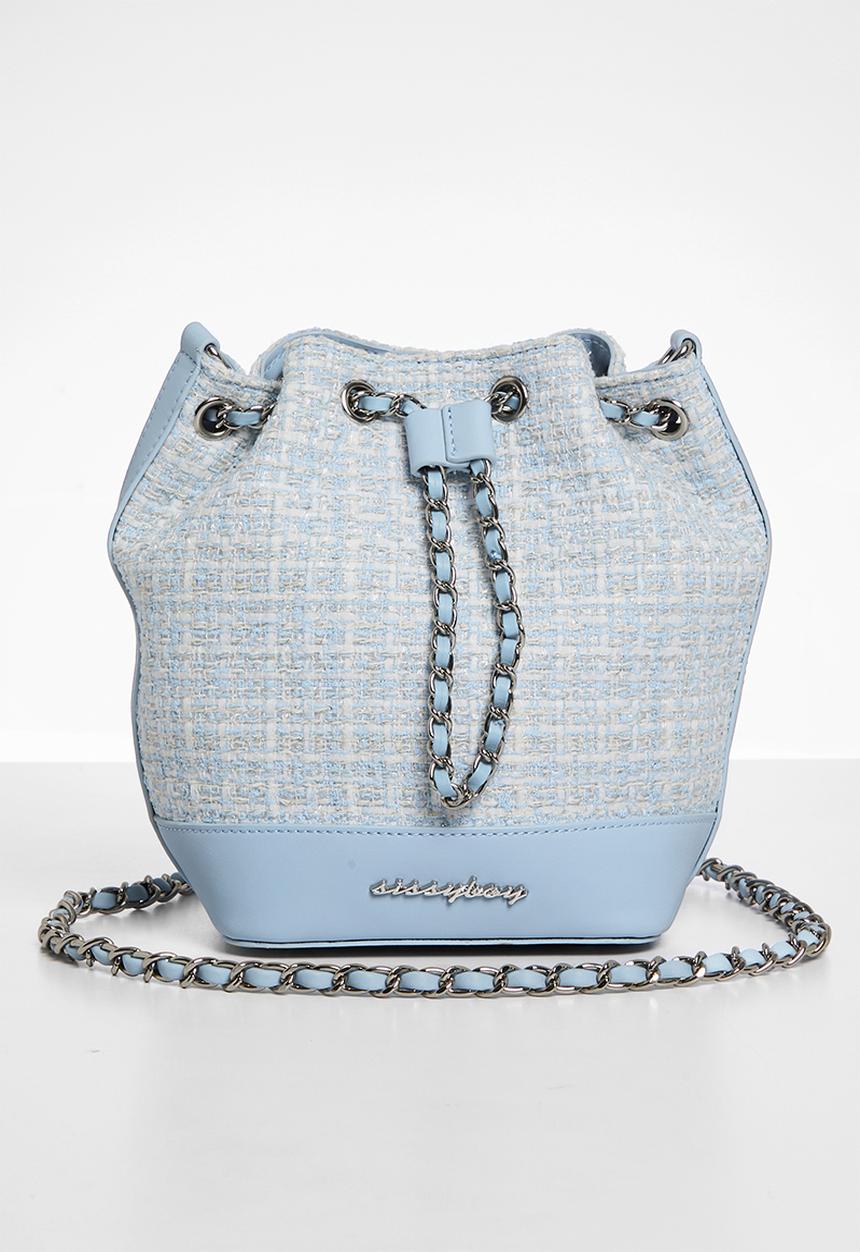 SISSY BOY - Boucle bucket bag - blue