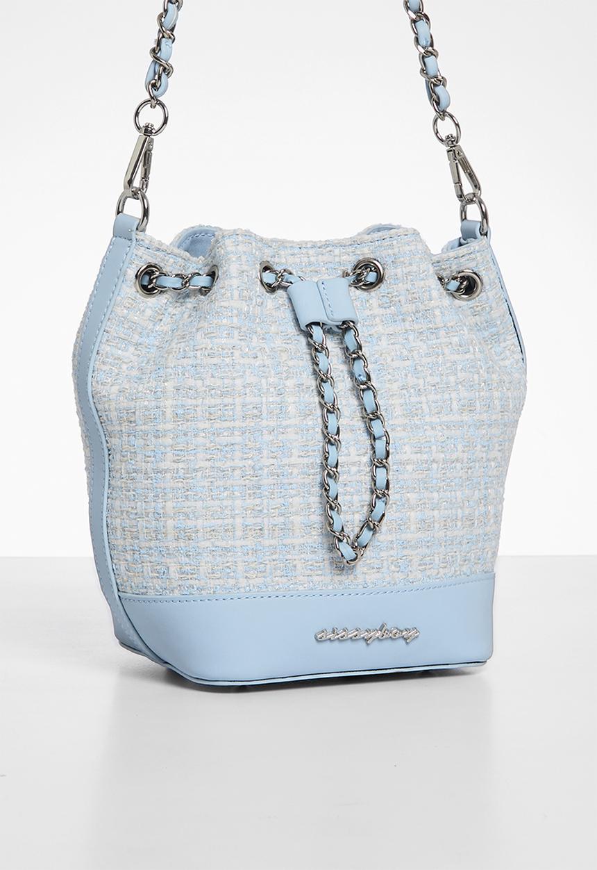 SISSY BOY - Boucle bucket bag - blue