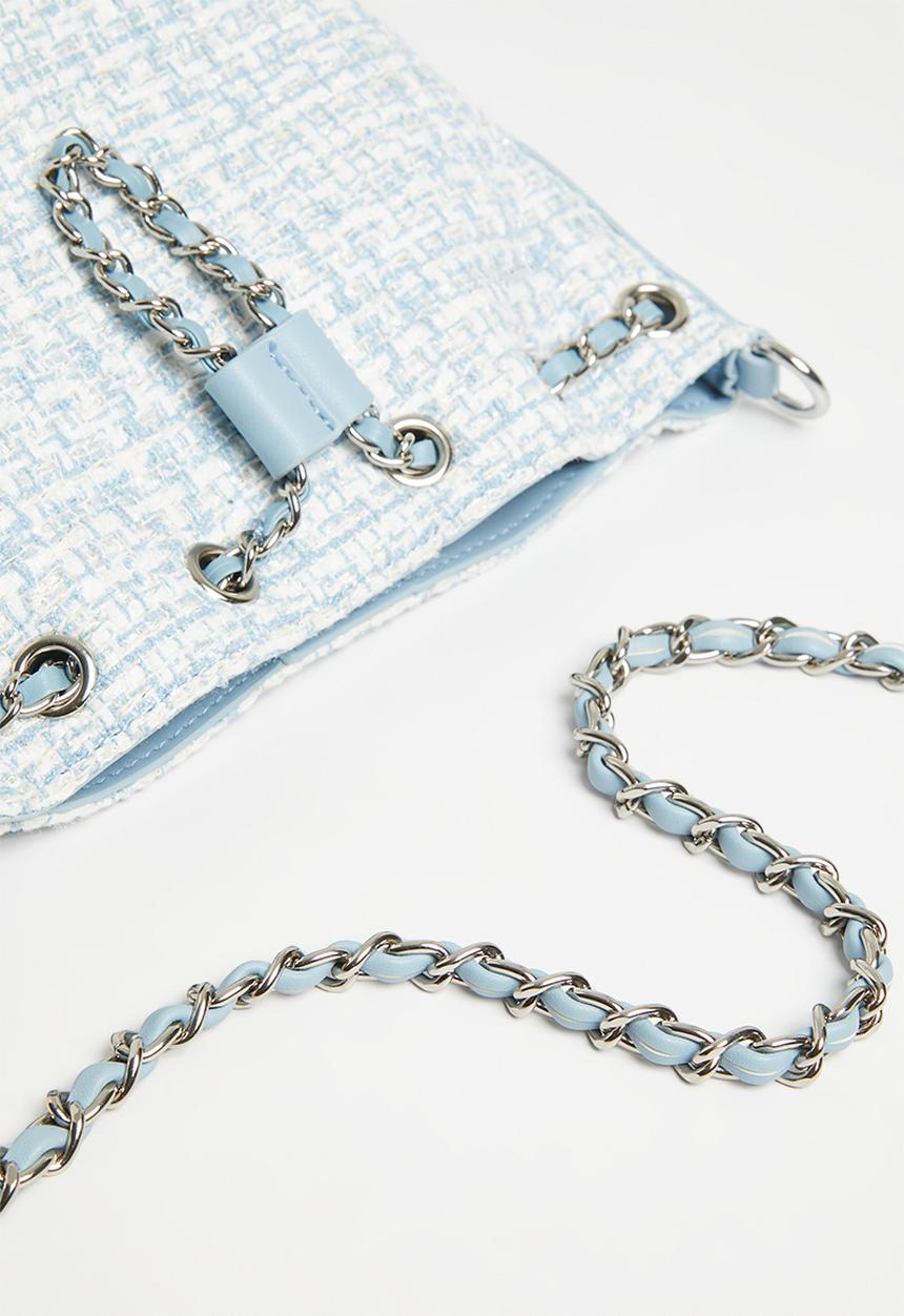 SISSY BOY - Boucle bucket bag - blue