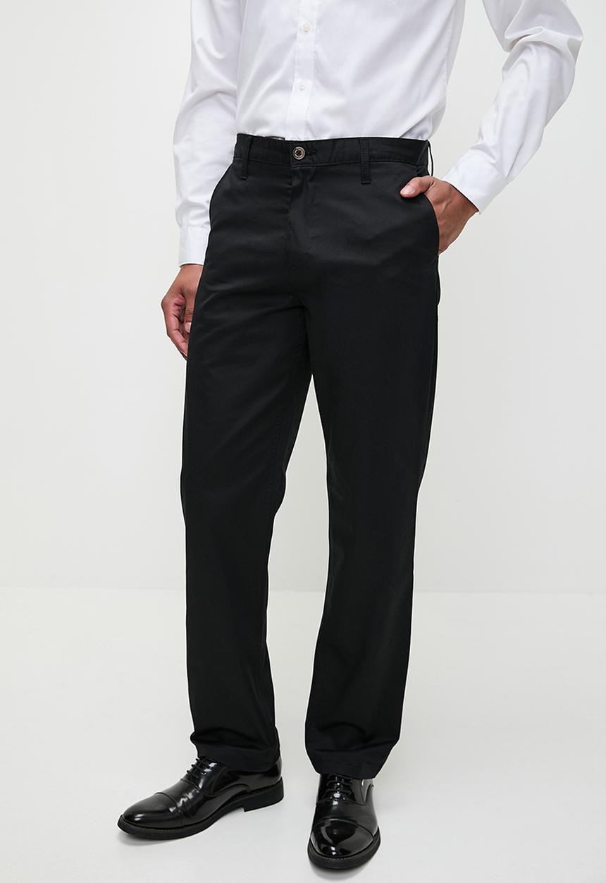 POLO - Mens Essential Relaxed Fit Pant - Black