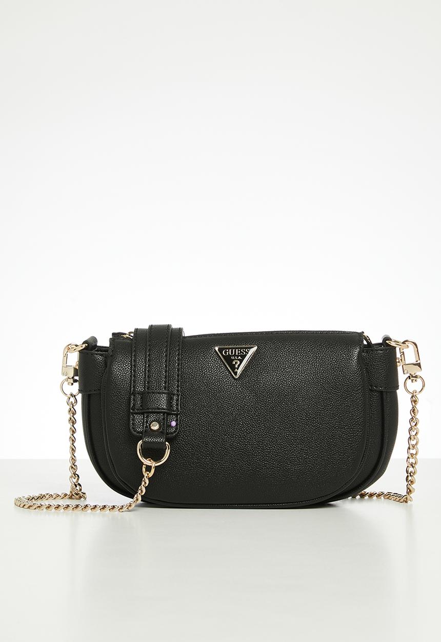 GUESS - Fedora shoulder  bag - black