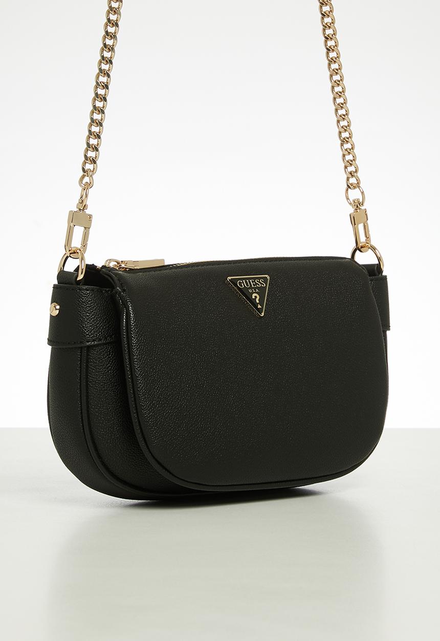 GUESS - Fedora shoulder  bag - black