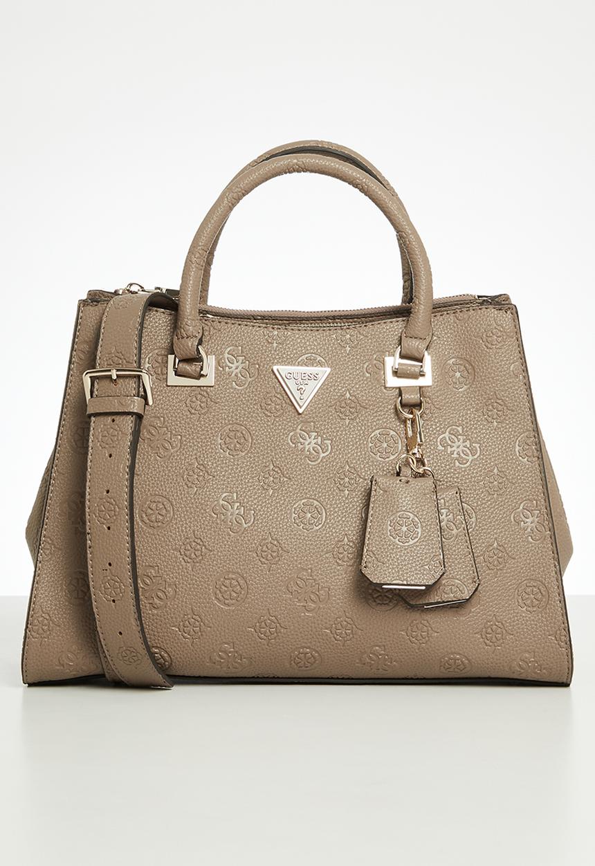 GUESS - Cresidia status satchel bag - brown