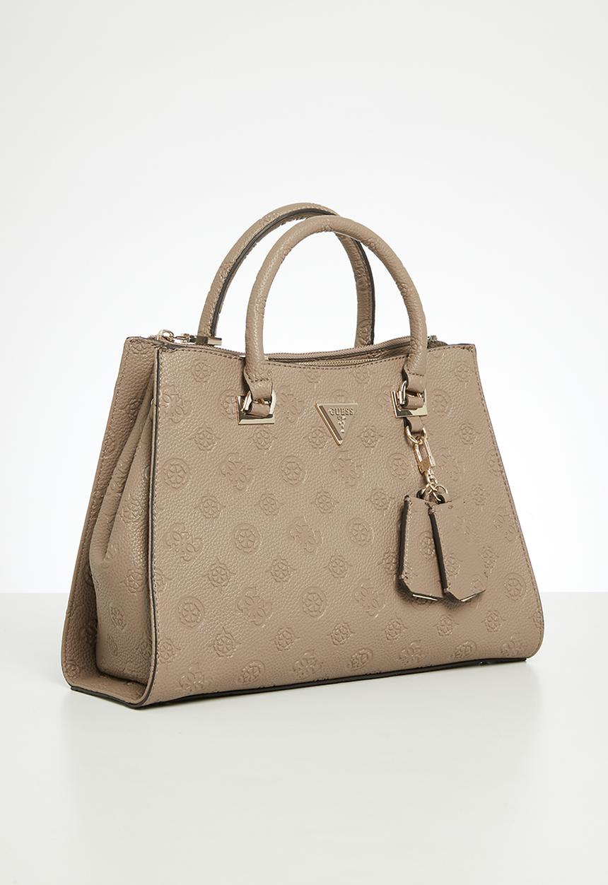 GUESS - Cresidia status satchel bag - brown