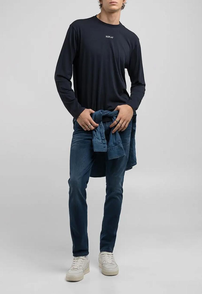 Replay - Long sleeve T-shirt - night blue