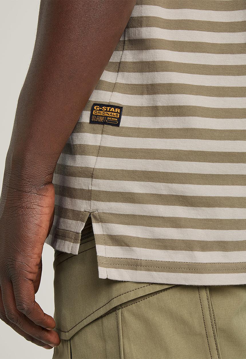 G-STAR - Nifous stripe r t - beige