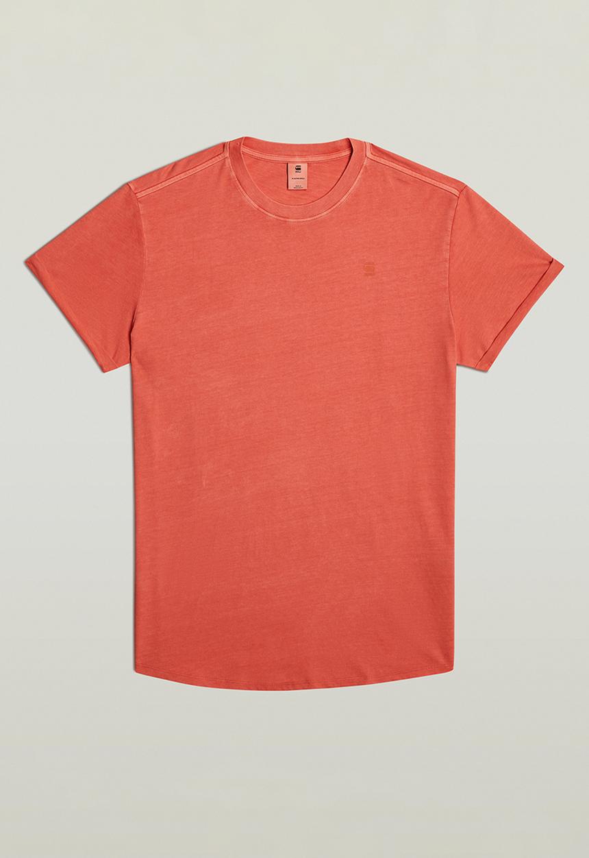G-STAR - Text back gr overdyed lash r t - red