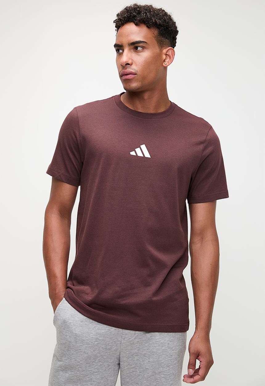 adidas Performance - Sl Sj T 4 Aurrub - Burgundy