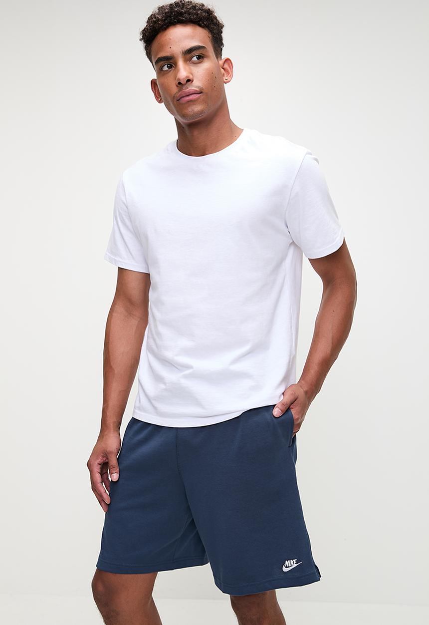 Nike - Club Knit Short  - Midnight Navy/White