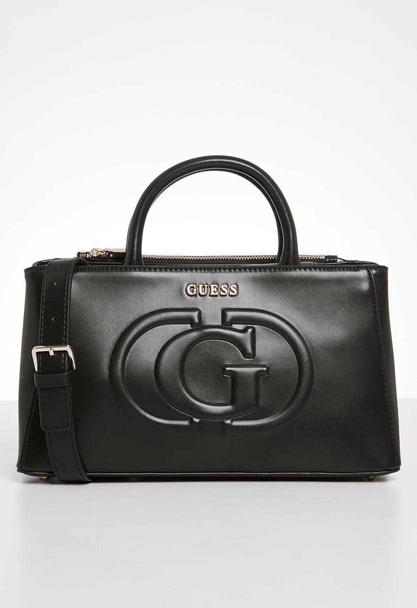 GUESS - Eco mietta sml society satchel bag - black