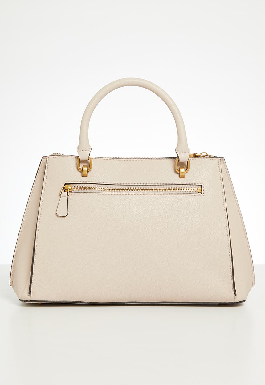 GUESS - Malva girlfriend satchel bag - almond