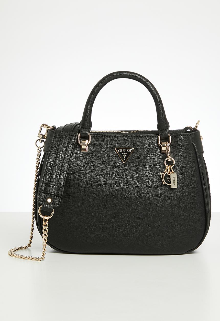 GUESS - Fedora shoulder satchel bag - black