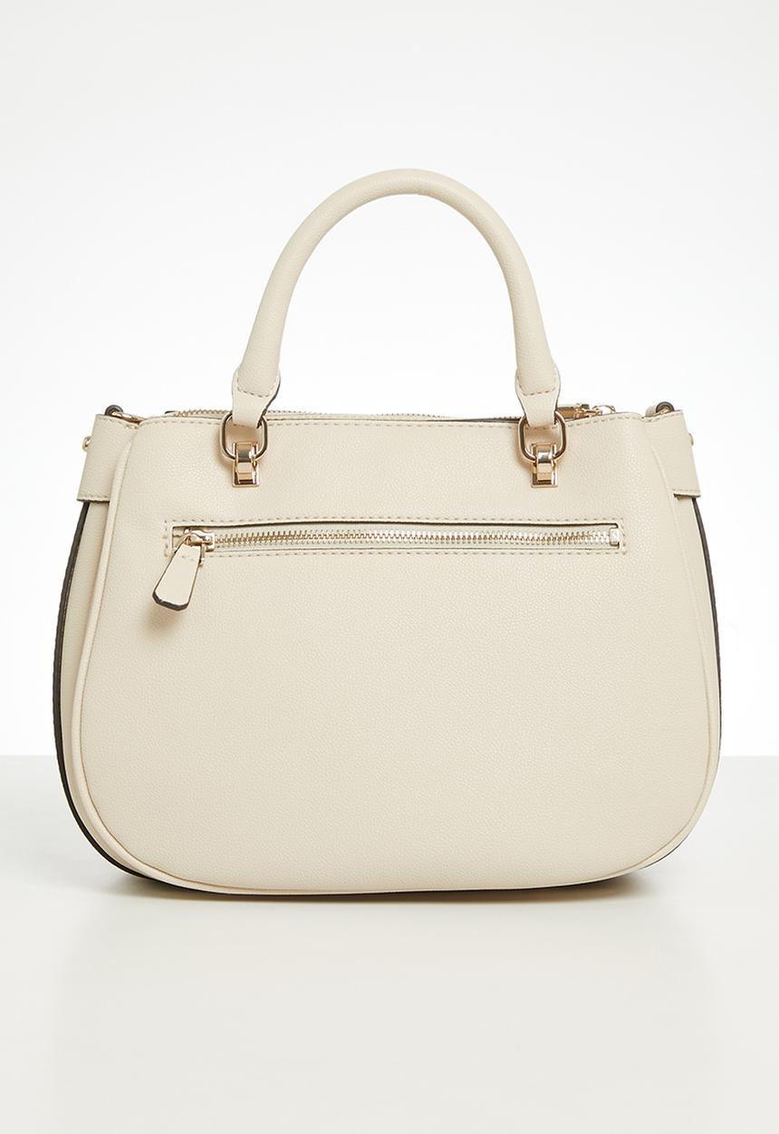 GUESS - Fedora shoulder satchel bag - bone