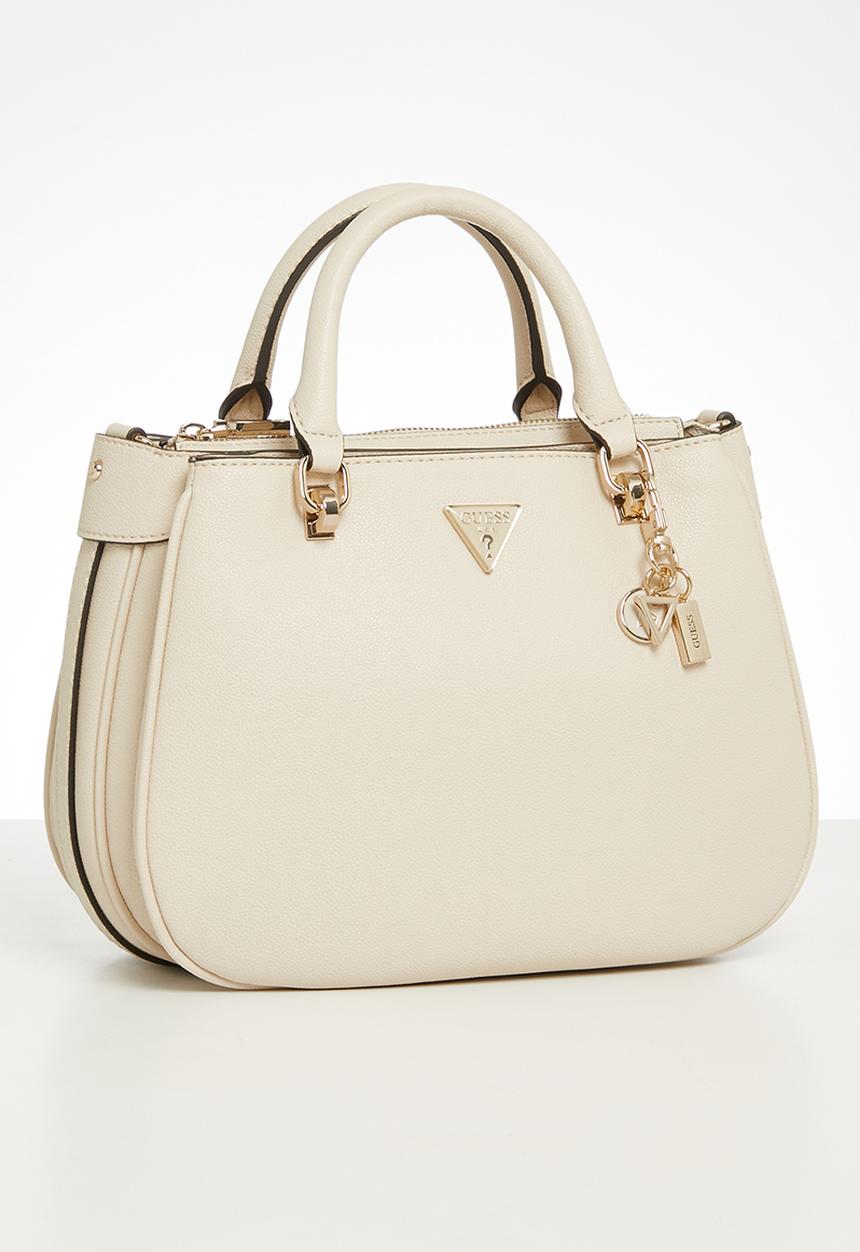 GUESS - Fedora shoulder satchel bag - bone