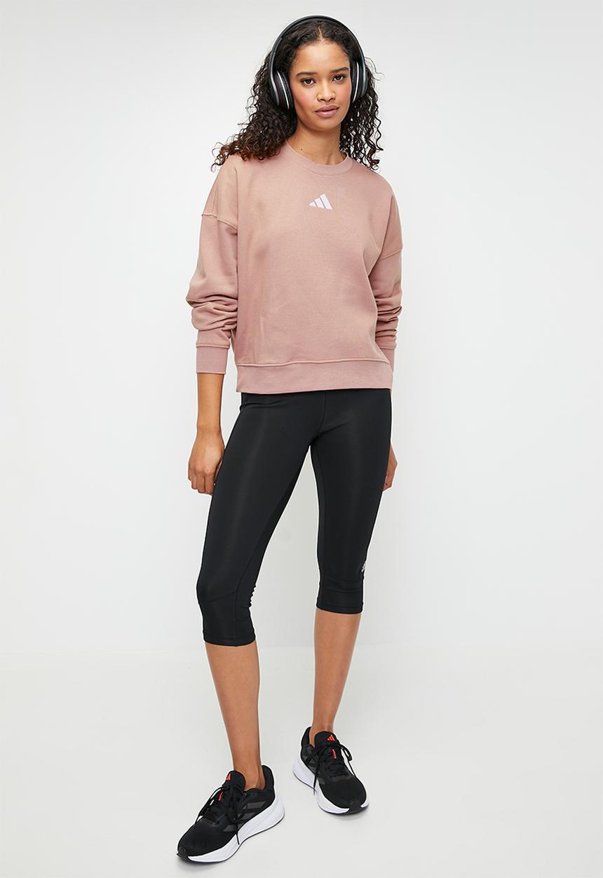 adidas Performance - Fleece Sweat- Warm Clay/White