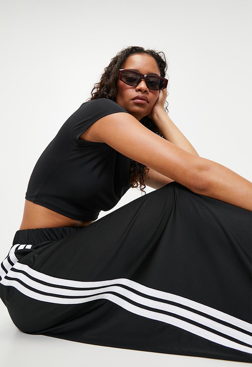 adidas Performance - W 3St Kn Skirt - Black/White