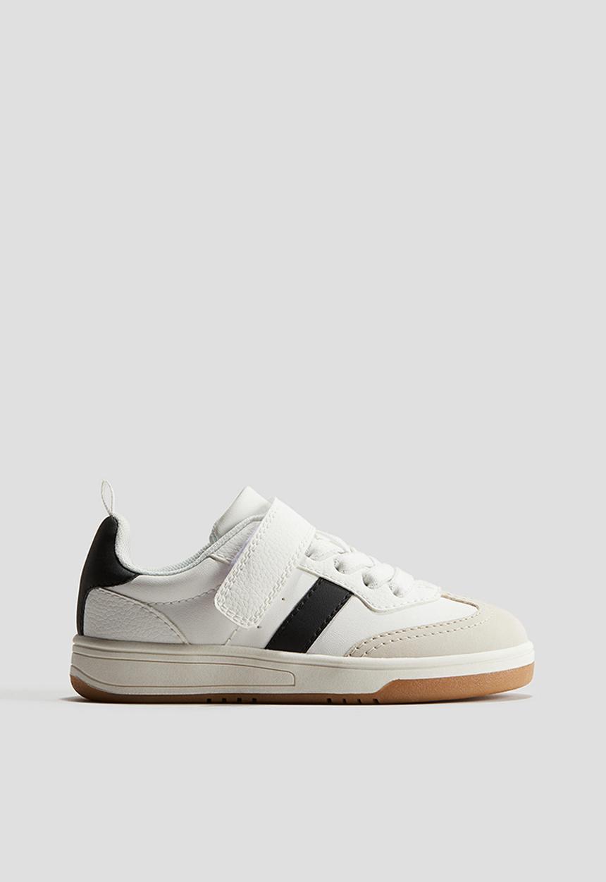 H&M - Block-coloured trainers - white/beige