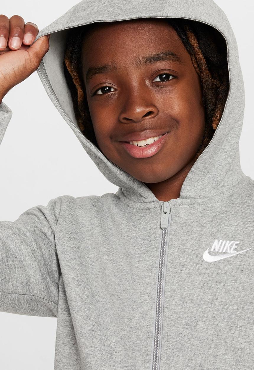 Nike - U Nike Sportswear Tracksuit Core Bf - Grey/White