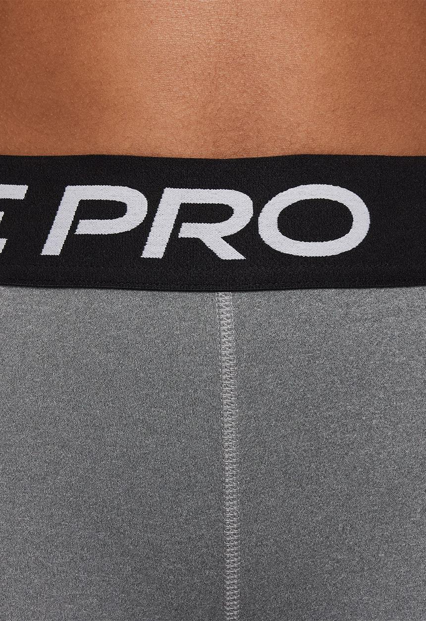 Nike - Girls Np Dri-fit 3ln Short - Carbon Heather/White