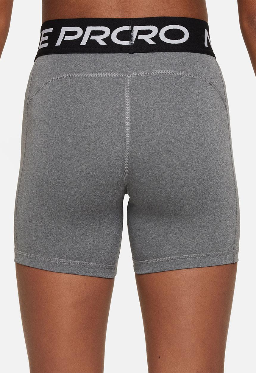 Nike - Girls Np Dri-fit 3ln Short - Carbon Heather/White