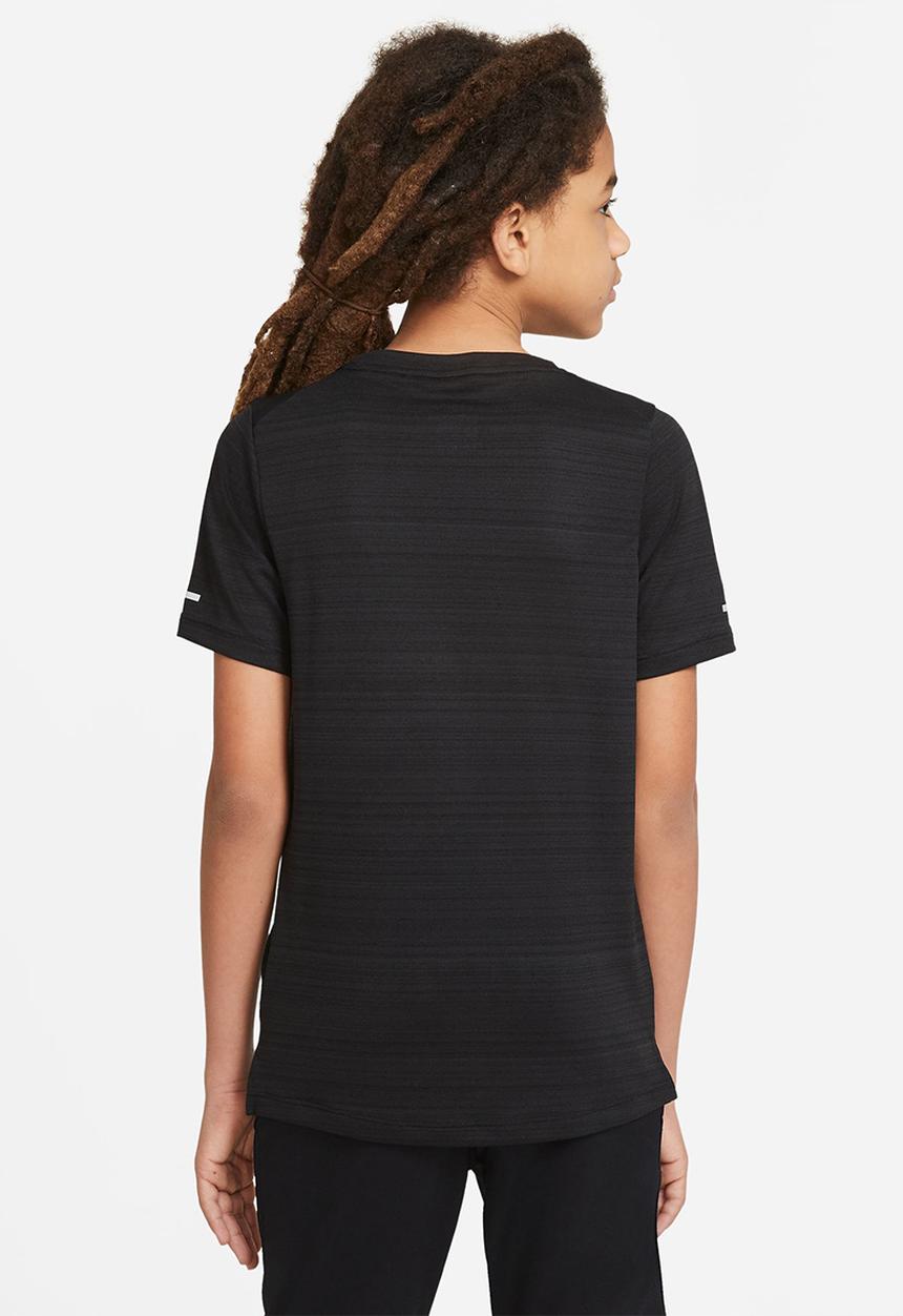 Nike - Boys Nike Dri-fit Short sleeve Miler top - Black