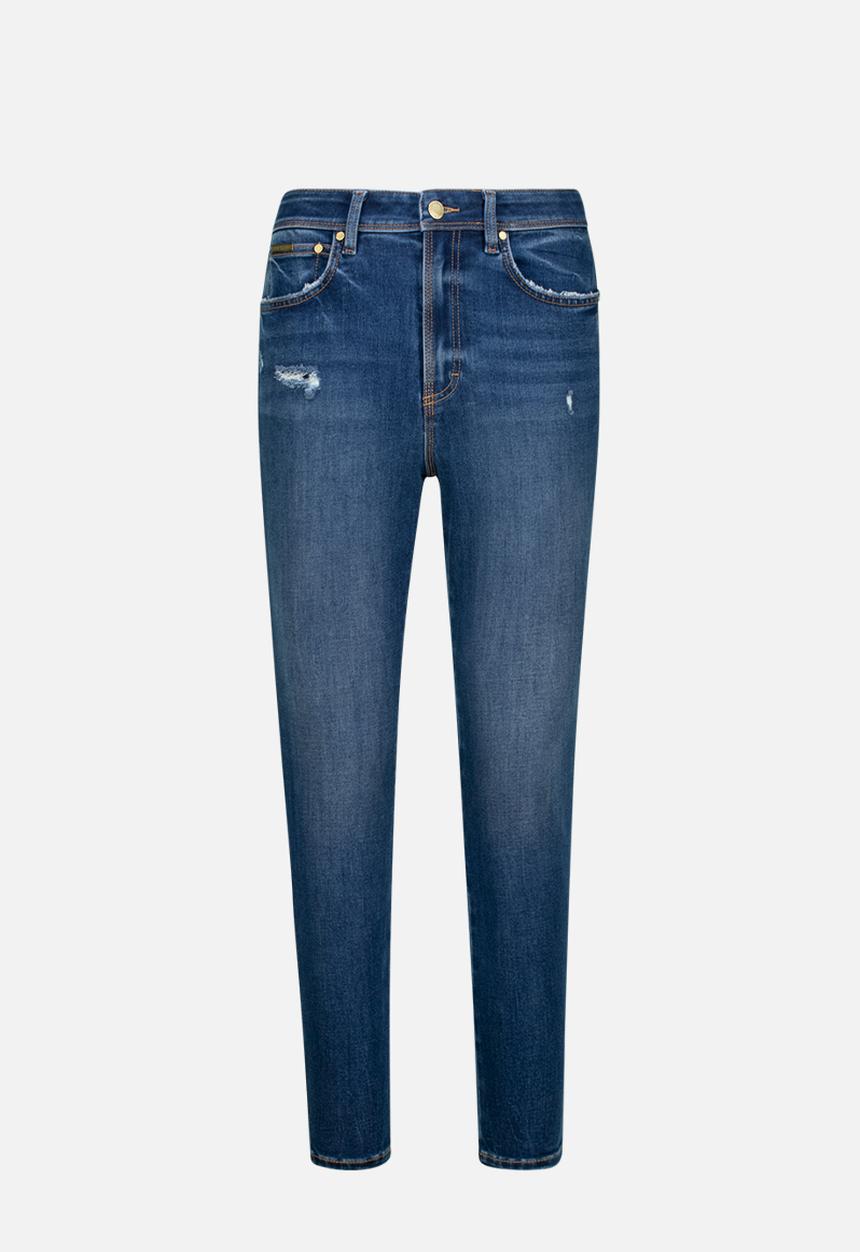 Steve Madden - Zoe Contour Curvy Dark Wash Skinny - Dark Blue
