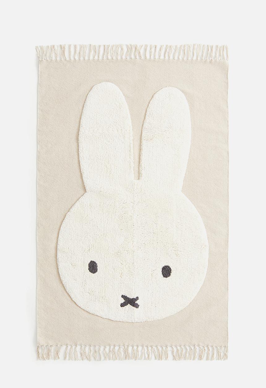 H&M - Tufted rug - light beige/miffy