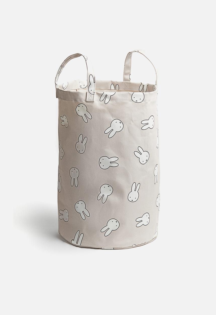 H&M - Printed storage basket - light greige/miffy