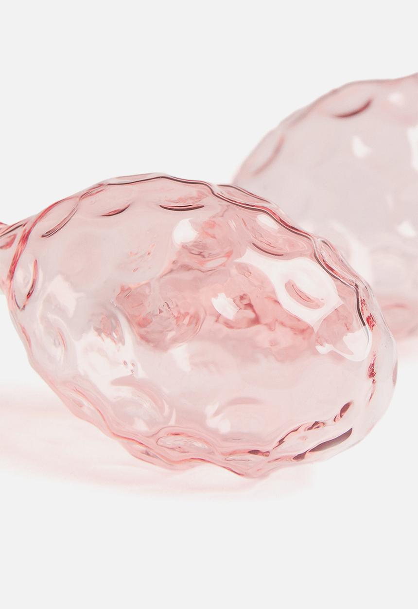 H&M - 2 Pack glass easter decorations - pink