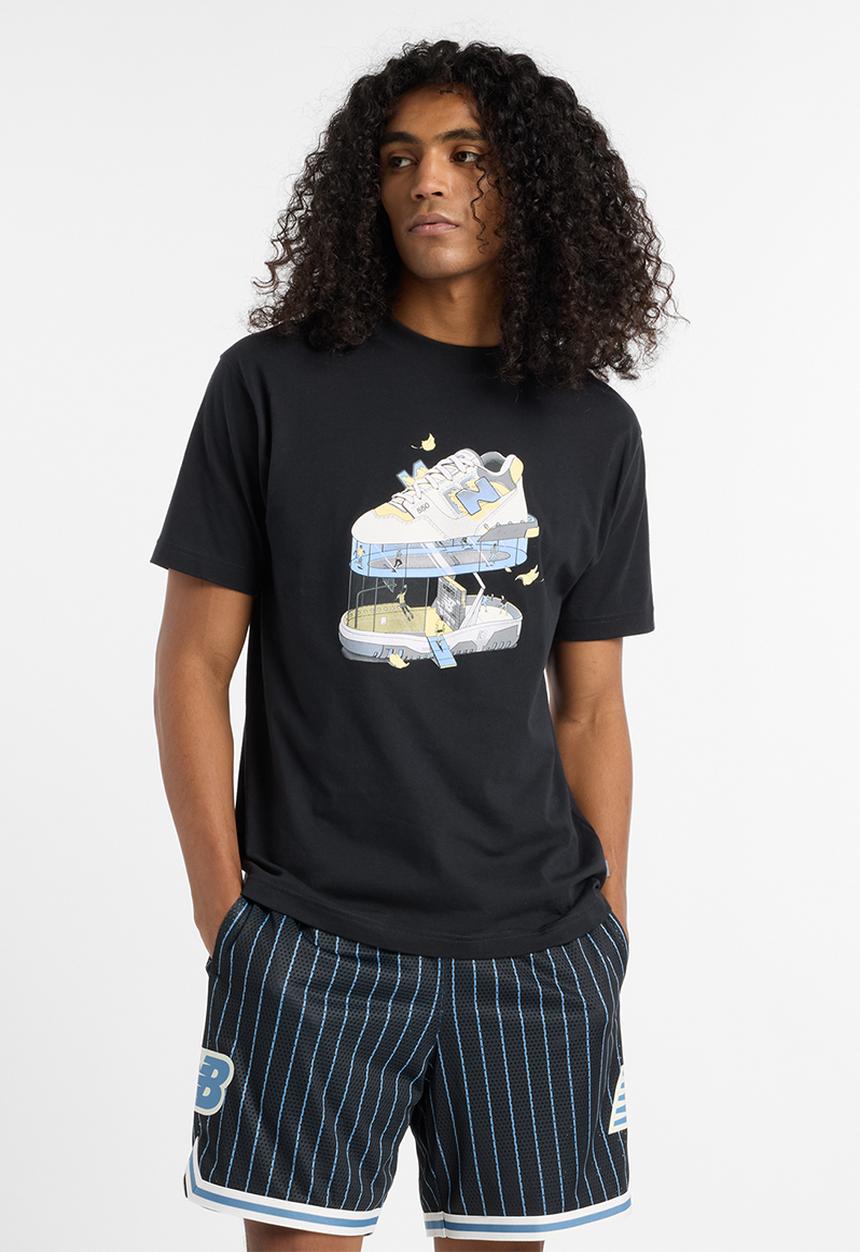 New Balance  - New Balance Fitness Center Tee - Black