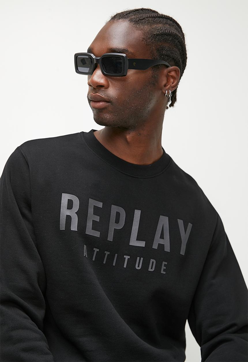 Replay - David sweatshirt - black