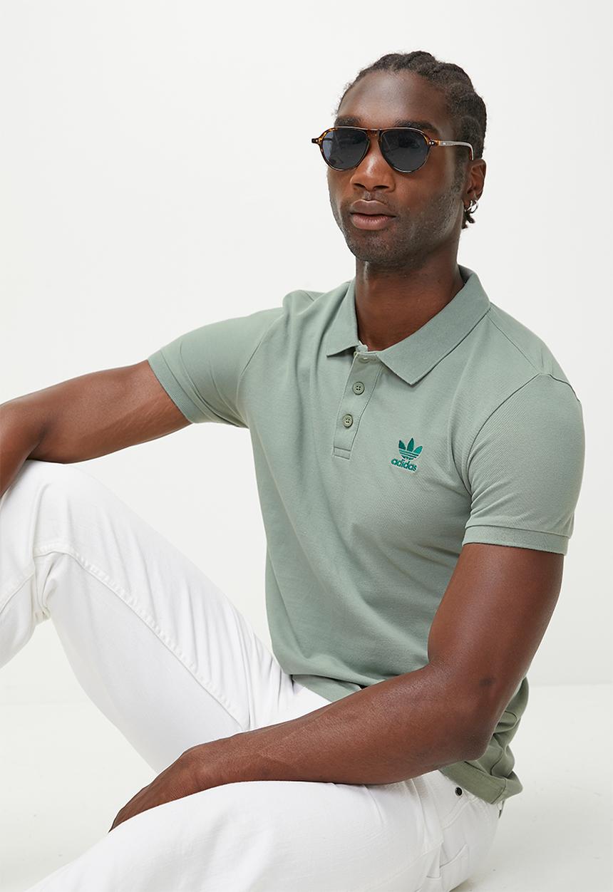 adidas Originals - Essential Polo Sf Silgrn/Cgreen - Green