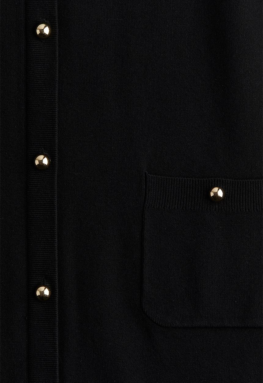 H&M - Knitted dress - black