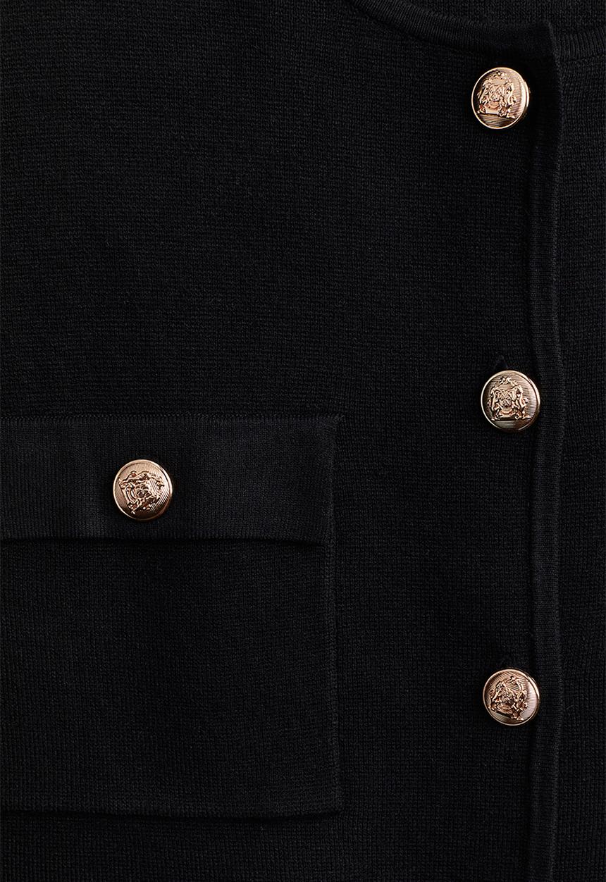 H&M - Pocket-detail cardigan - black