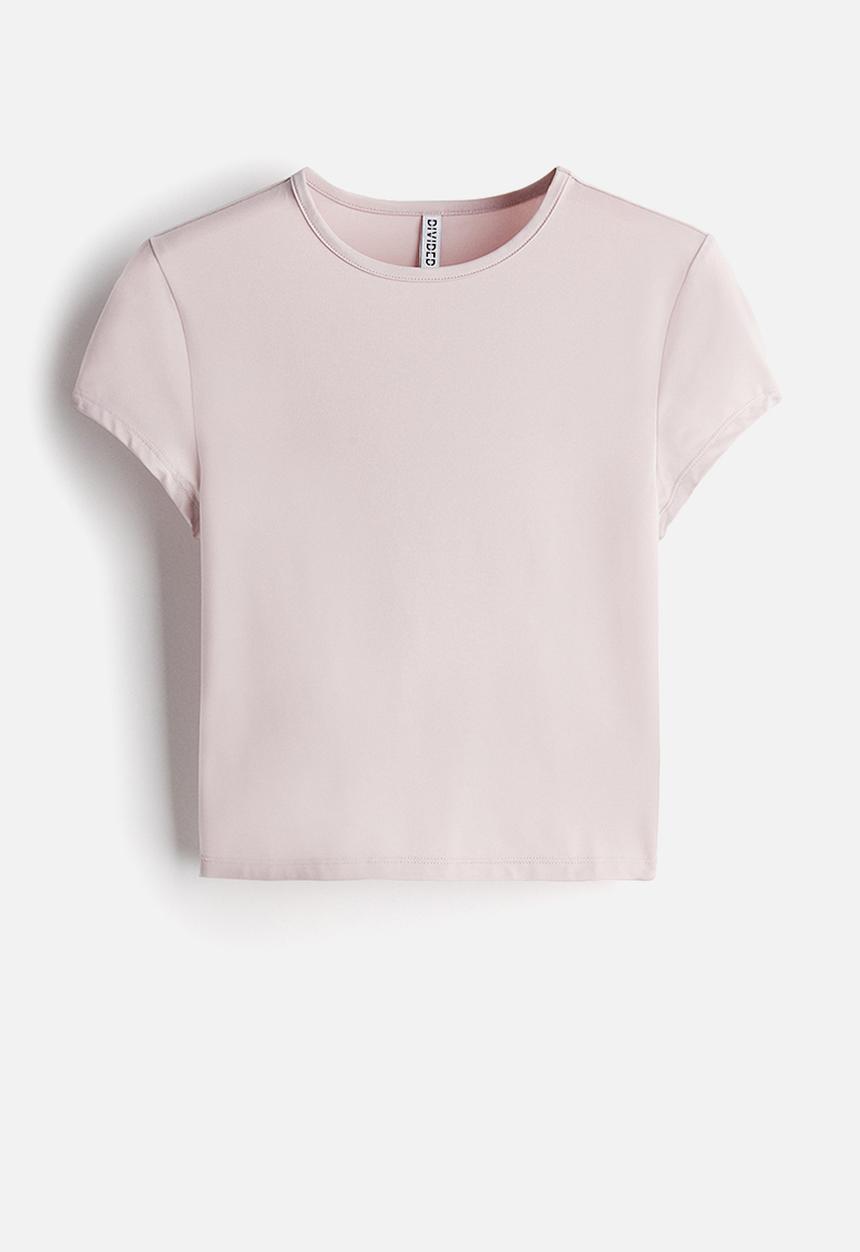 H&M - Fitted t-shirt - pink
