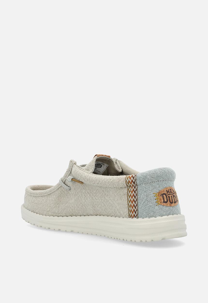 Hey Dude - Wally Jute - Stone Grey/Iceberg Green