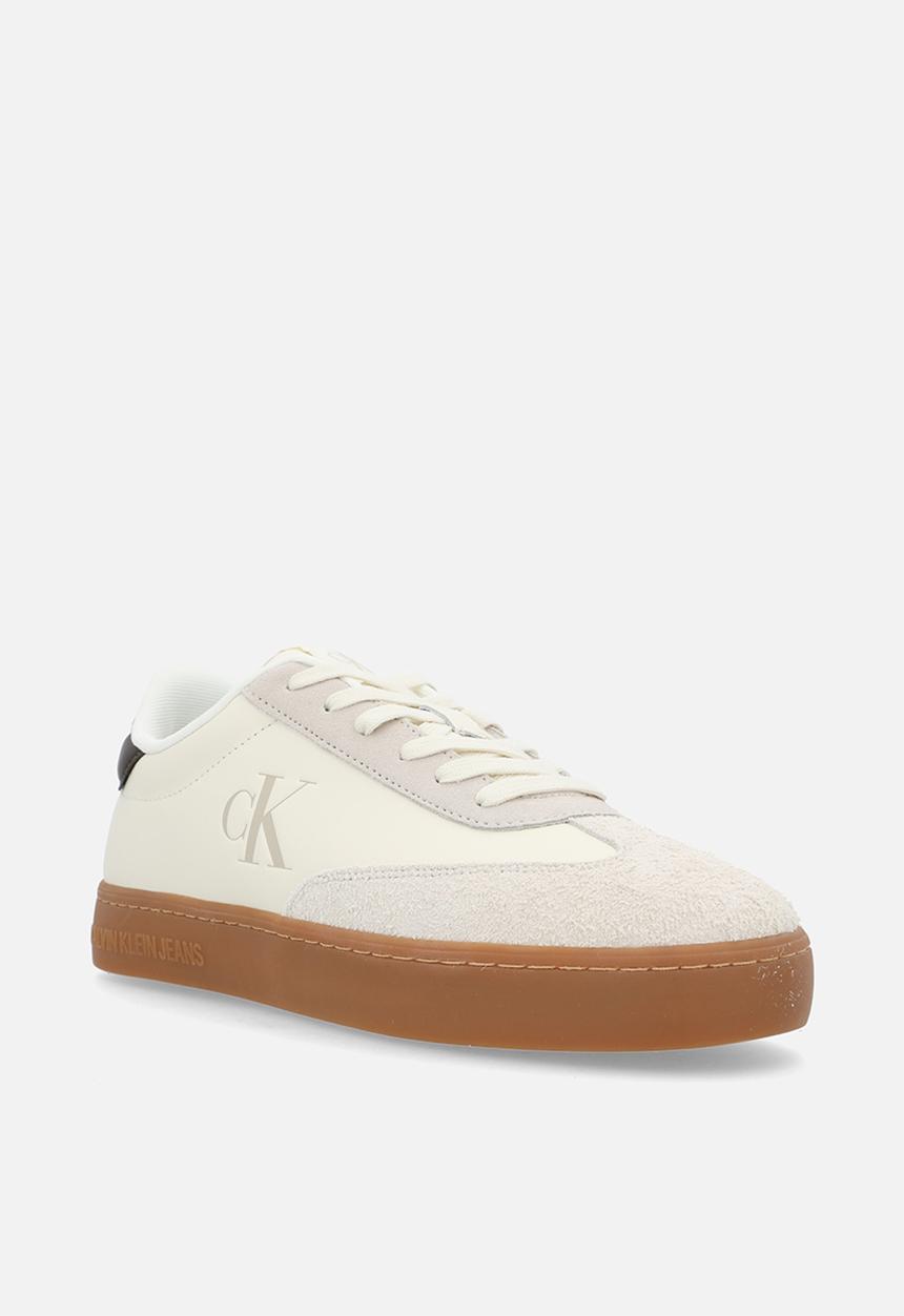 Calvin Klein - Classic cup low lace up lth fad - Creamy White/Eggshell
