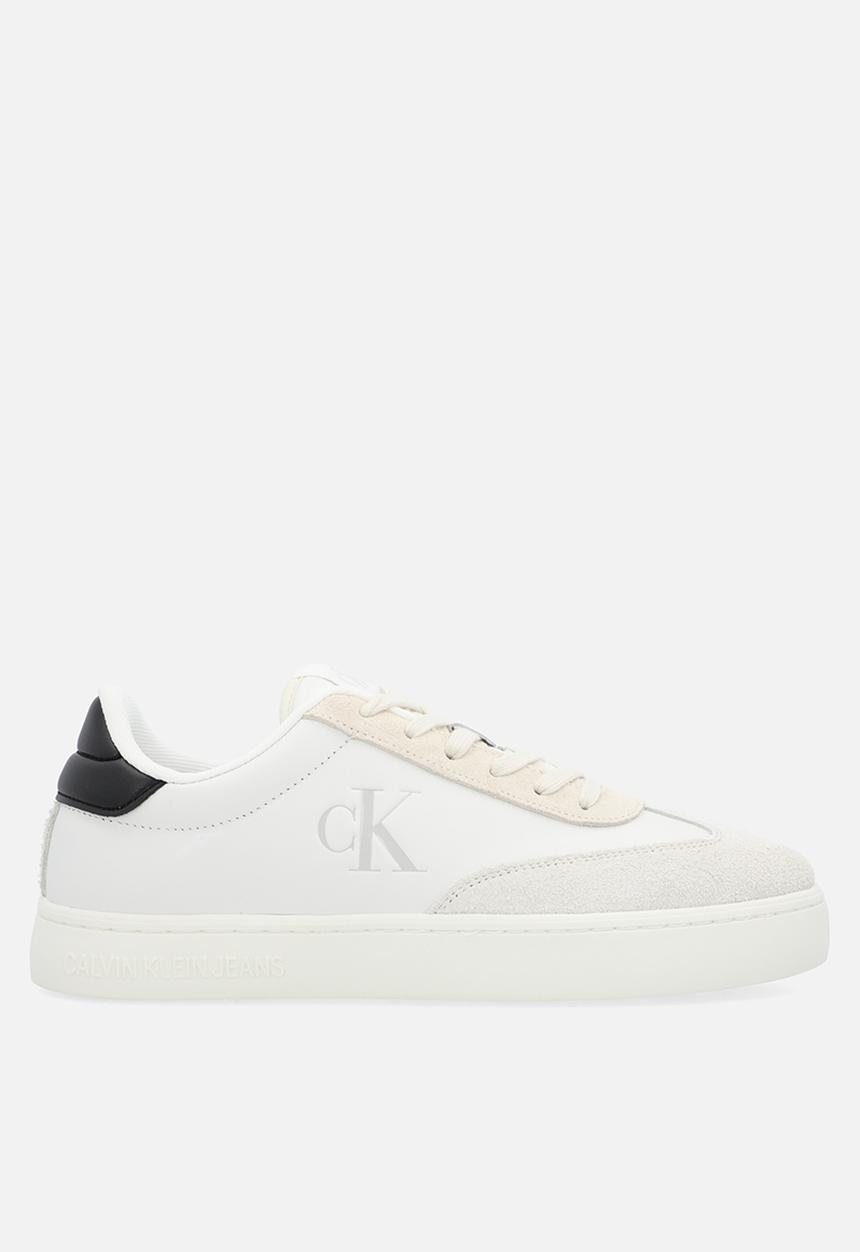 Calvin Klein - Classic cup low lace up lth fad - b white/creamy white/ck black