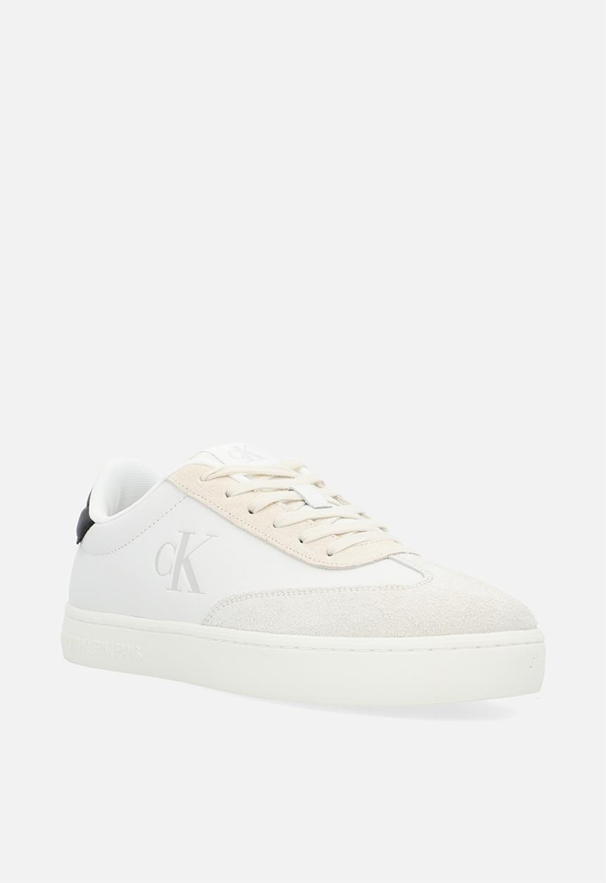 Calvin Klein - Classic cup low lace up lth fad - b white/creamy white/ck black