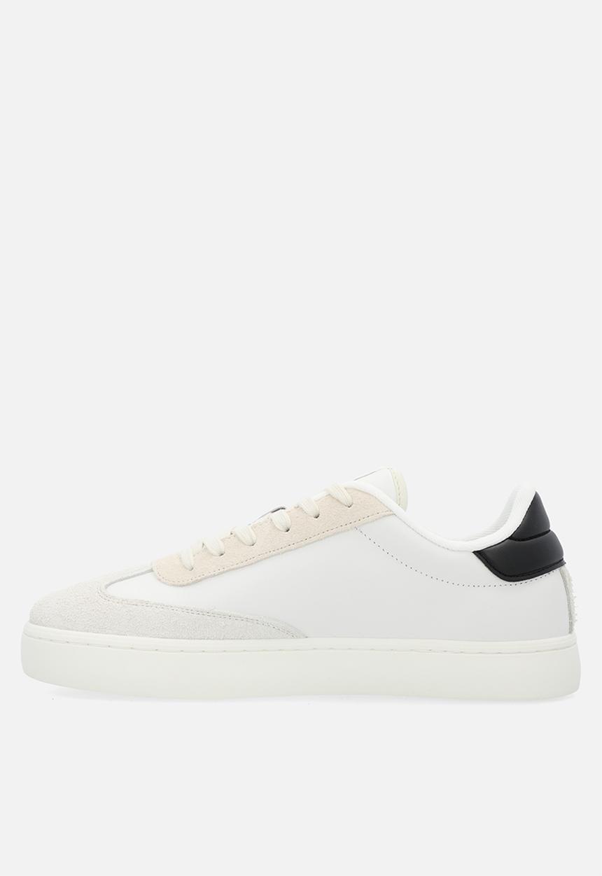 Calvin Klein - Classic cup low lace up lth fad - b white/creamy white/ck black