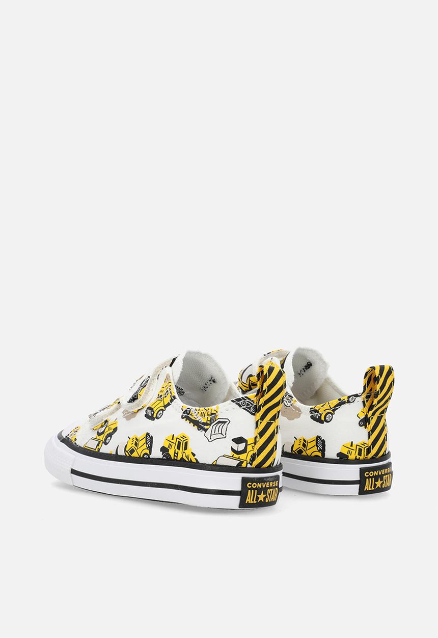 Converse - Chuck taylor all star construction truck easy-on - white/black/amarillo