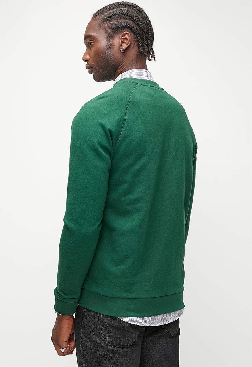 adidas Originals - Trefoiloil Crew   Cgreen - Green
