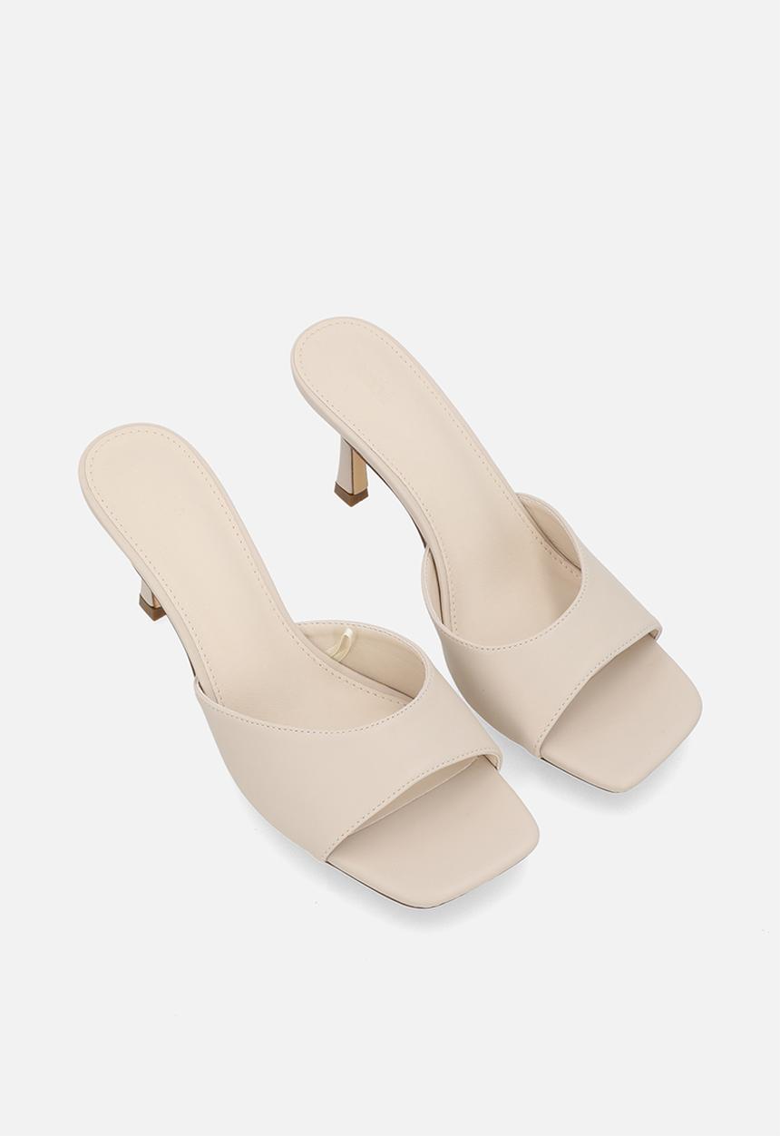 Cotton On - Edie Minimal Mule- Stone Smooth