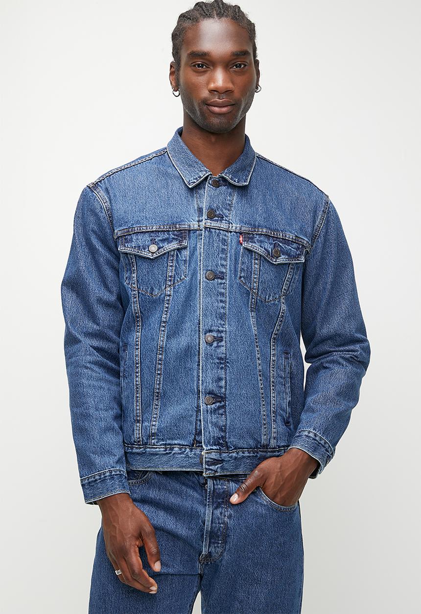 THE TRUCKER JACKET ZA MED STONEWASH ZA