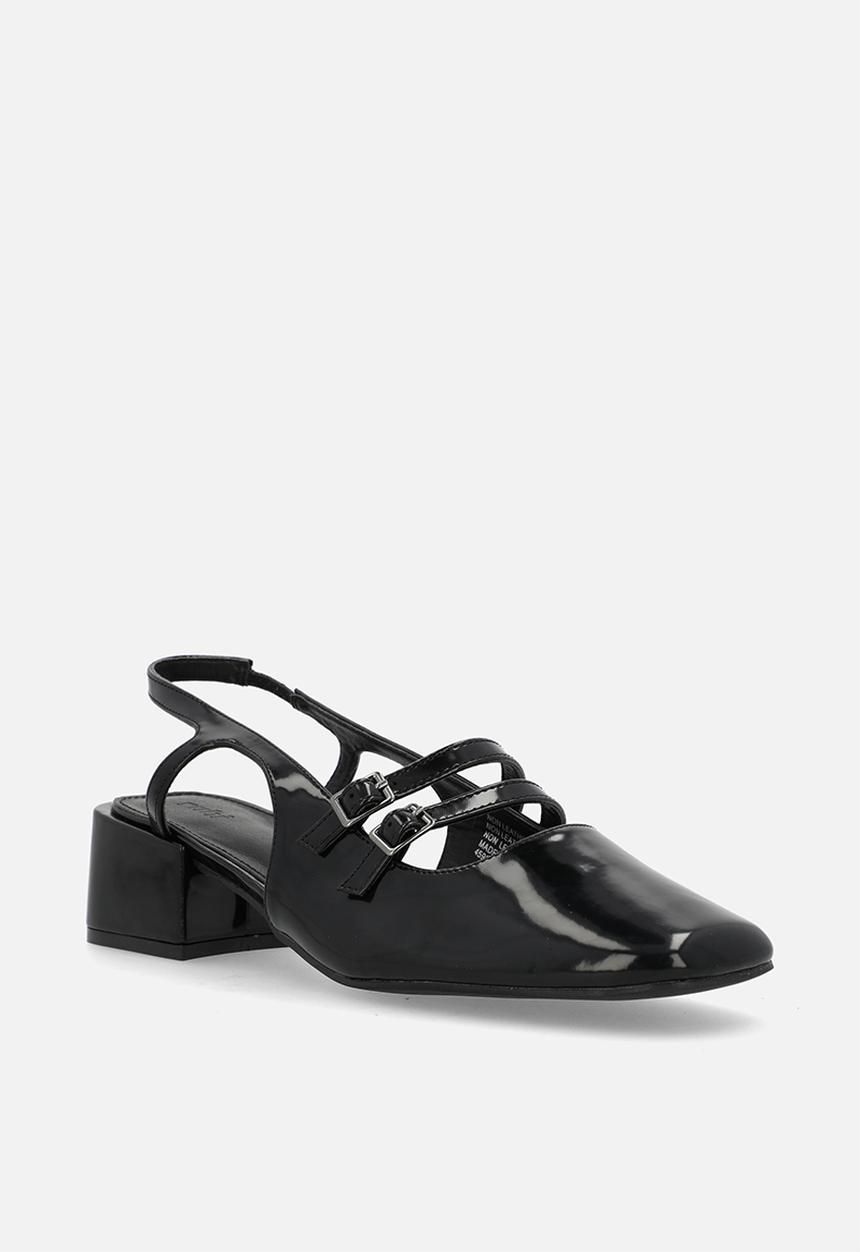 Cotton On - Bonnie slingback block heel - black box