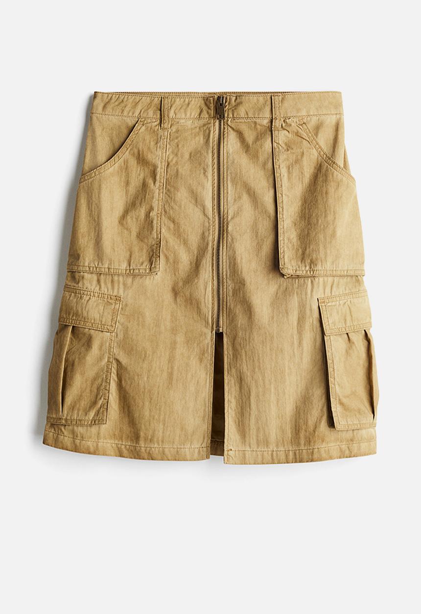 H&M - Cargo skirt - beige