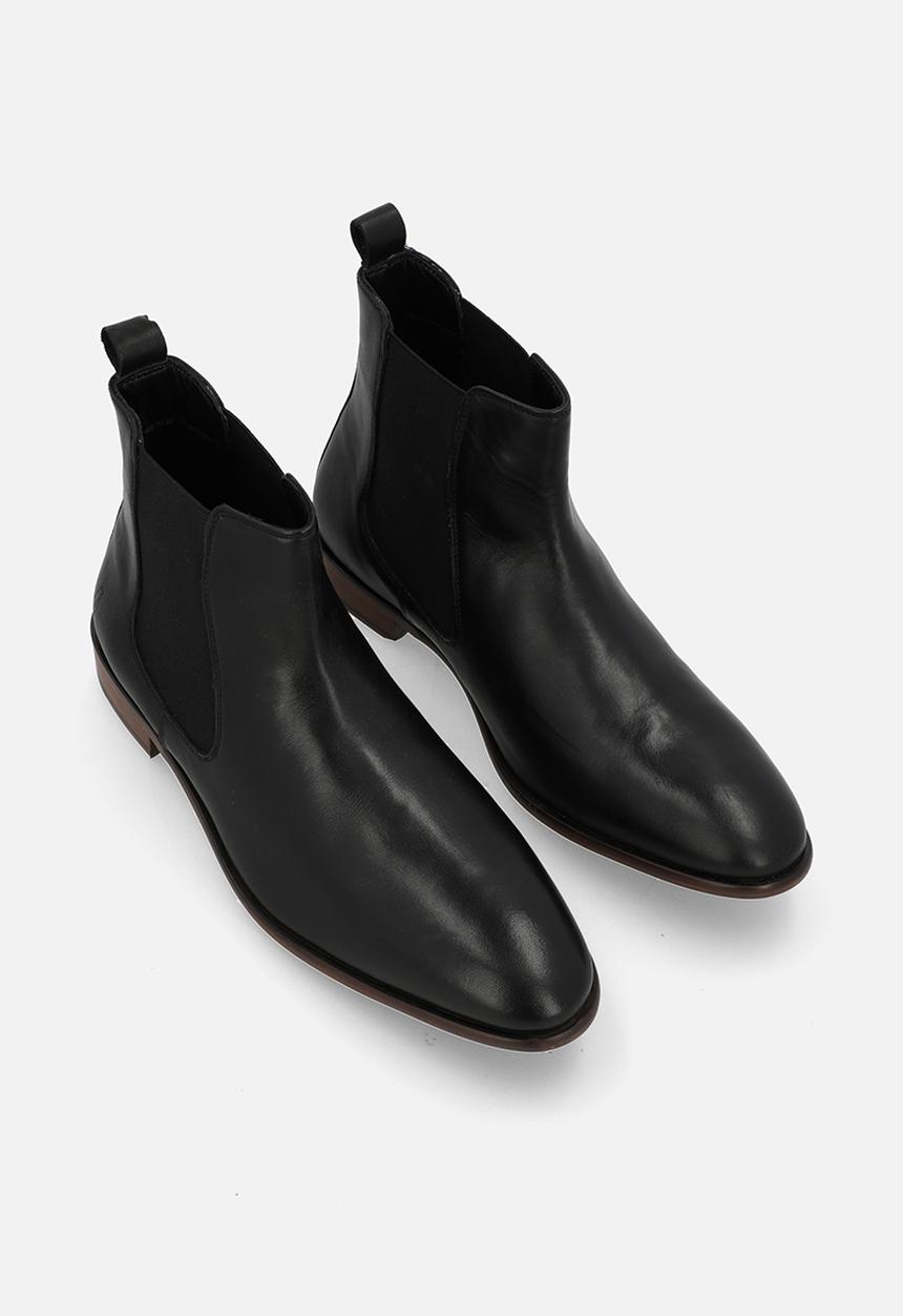 Hush Puppies - Lloyd - Black leather