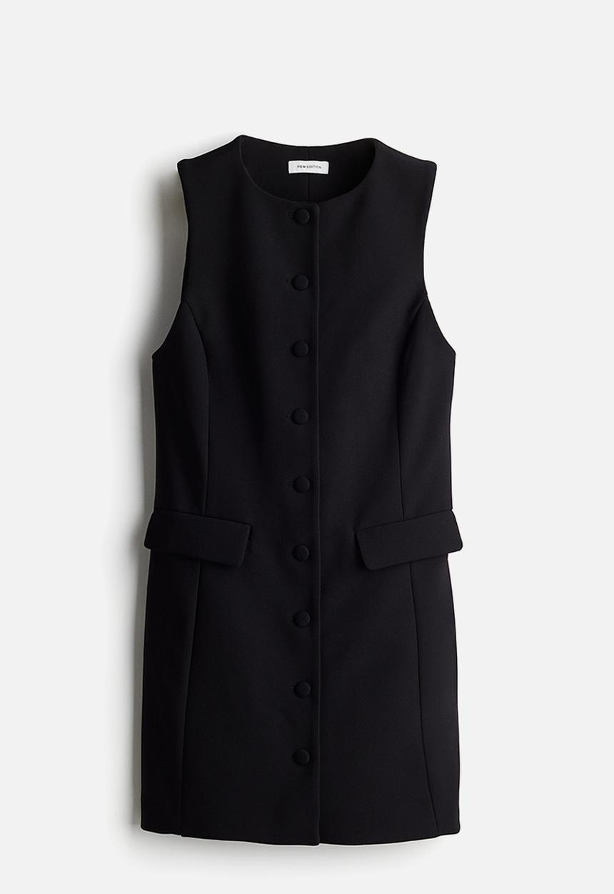 H&M - Sleeveless blazer dress - black
