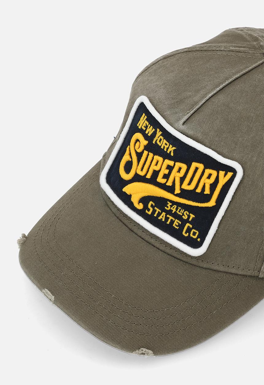 Superdry. - Graphic Trucker Cap - Khaki Green