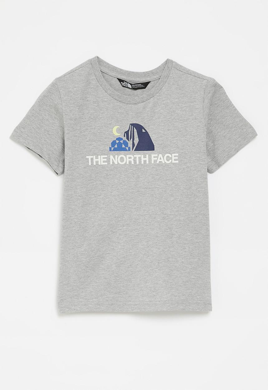 The North Face - Kid  Graphic S/S Tee- Light Grey Heather